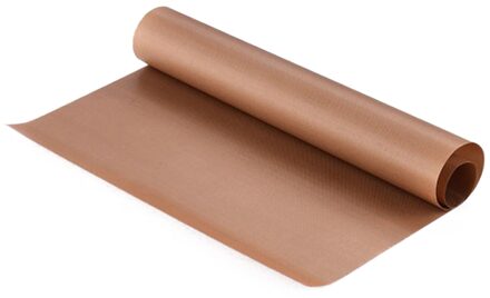 Herbruikbare Non Stick Bakpapier Oven Gebak Bakken Mat Hittebestendige Makkelijk Schoon Bbq Grill Bakplaat Macarons Bakken Tools bruin