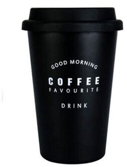 Herbruikbare Roestvrij Reizen Mokken Siliconen Deksel Bone Cups Reizen Mok Thee Koffie 3