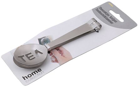 Herbruikbare Rvs Theezakje Tang Theezakje Squeezer Zeef Houder Grip Metalen Lepel Mini Suiker Clip Thee Blad Zeef