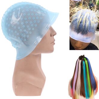 Herbruikbare Silicon Hoogtepunten Hoed Haar Colouring Highlighting Dye Cap Frosting Tipping Verven Kleur Gereedschap Haarkleur Styling Tools