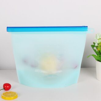Herbruikbare Siliconen Sealer Zakken Vacuüm Food Storage Zip Lock Koelkast Container 2 01