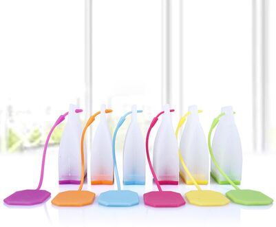 Herbruikbare Siliconen Thee-ei Creatieve Tas Shaped Grappig Kruidenthee Bag Herbruikbare Koffie Filter Diffuser Zeef Thee Accessoires