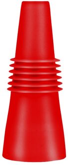 Herbruikbare Siliconen Wijnfles Stop En Drank Fles Stoppers Wijn Stopper Bar Gereedschap Siliconen Milieuvriendelijke 5 Cm rood