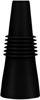 Herbruikbare Siliconen Wijnfles Stop En Drank Fles Stoppers Wijn Stopper Bar Gereedschap Siliconen Milieuvriendelijke 5 Cm zwart