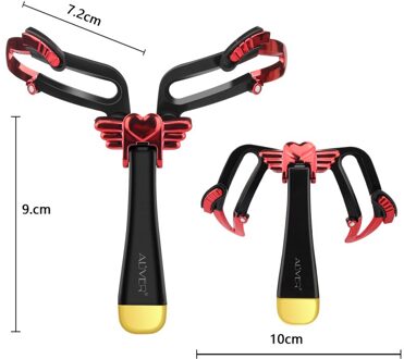 Herbruikbare Verstelbare Wenkbrauw Stencil Make Shaper Eye Brow Make-Up Model Template Wenkbrauwen Card Stylingtools Wenkbrauw Stencils 01 zwart