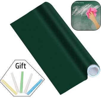 Herbruikbare Verwijderbare Pvc Blackboard Stickers Verwisselbare Vinyl Onderzoek Board Message Board Voor Thuis Slaapkamer Kinderkamer Deur Decor groen