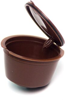 Herbruikbare Voor Dolce Gusto Koffie Capsule Cup Filter Koffie Filter Koffie Capsules Herbruikbare Koffie Cup Mand 2 bruin