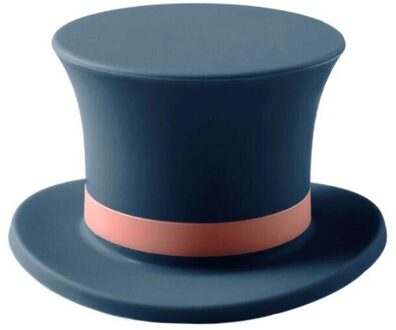 Herbruikbare Wijn Bier Cap Fles Cap Hoed Vorm Silicone Stopper Drinken Huishouden Bar Stopper Cap Keuken Tool Bar Benodigdheden marine blauw