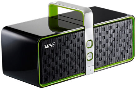 Hercules WAE BT03-BG, Bluetooth 2.0 Audio System for Android & Mobile (Black / Green)
