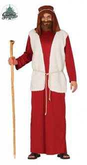 Herder kostuum volwassen Rood - Zalm