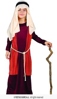 Herders Kostuum Kind Saint Joseph Rood Rood - Zalm