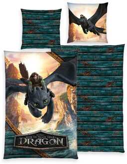 Herding How to Train Your Dragon bed linen Ver. 2 135 x 200 cm