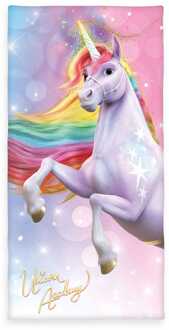 Herding Unicorn Academy Velour Towel Magic 75 x 150 cm