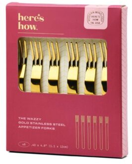 Here's how appetizer vorkjes the wazzy - set van 6