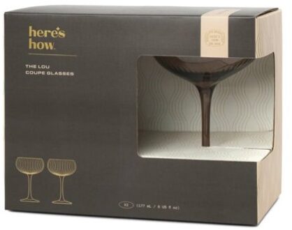 Here's how cocktailglas the lou coupe - gerookt glas