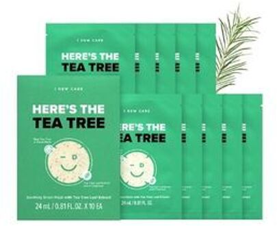 Here's The Tea Tree Sheet Mask Set 24ml x 10 pcs