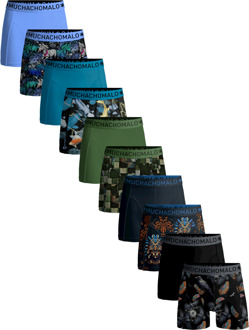 Heren 10-pack Boxershorts Print/Effen