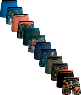 Heren 12-pack Boxershorts Print/Effen