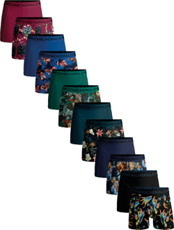 Heren 12-pack Boxershorts Print/Effen