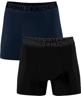 Heren 2-pack Bamboe Boxershorts Effen