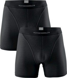 Heren 2-pack Boxershorts Effen