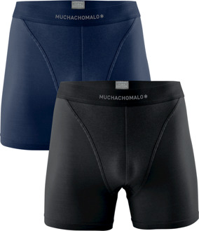 Heren 2-pack Boxershorts Effen