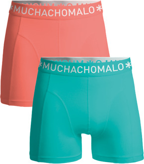 Heren 2-pack Boxershorts Effen