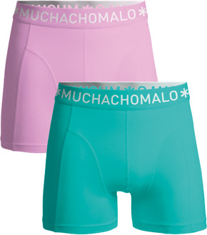 Heren 2-pack Boxershorts Effen