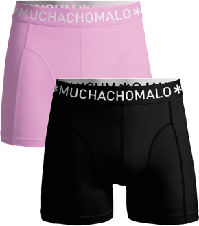 Heren 2-pack Boxershorts Effen