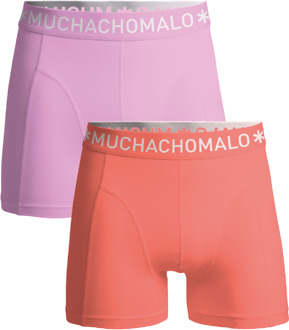 Heren 2-pack Boxershorts Effen