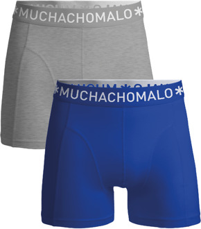 Heren 2-pack Boxershorts Effen