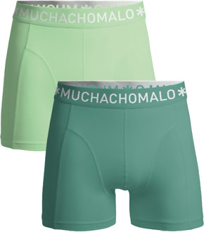 Heren 2-pack Boxershorts Effen