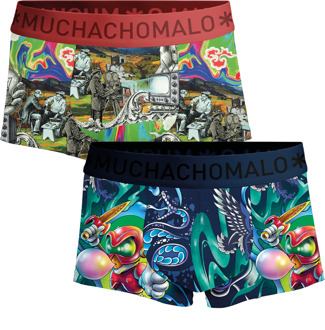 Heren 2-pack Trunks New School