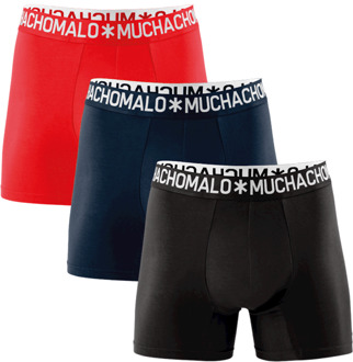 Heren 3-pack Boxershorts Effen Licht Katoen