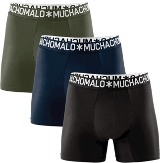 Heren 3-pack Boxershorts Effen Licht Katoen