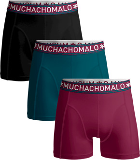 Heren 3-pack Boxershorts Effen