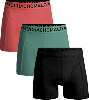 Heren 3-pack Boxershorts Effen