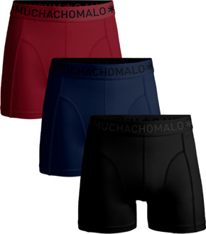 Heren 3-pack Boxershorts Effen