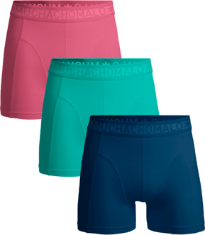 Heren 3-pack Boxershorts Effen