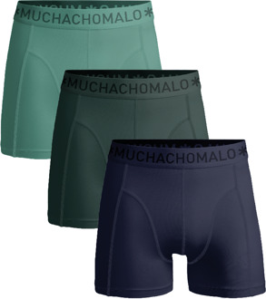 Heren 3-pack Boxershorts Effen