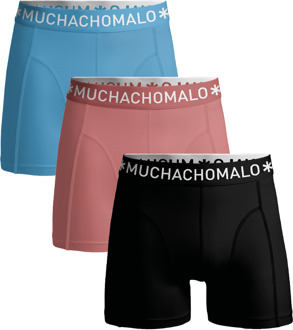 Heren 3-pack Boxershorts Effen