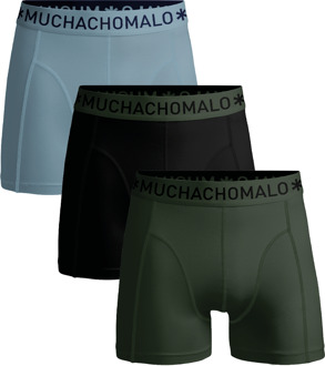 Heren 3-pack Boxershorts Effen