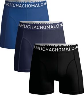 Heren 3-pack Boxershorts Effen