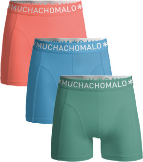 Heren 3-pack Boxershorts Effen