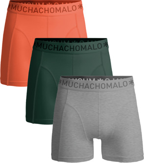 Heren 3-pack Boxershorts Effen