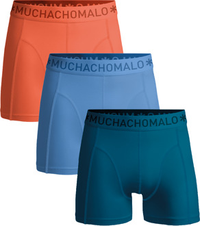 Heren 3-pack Boxershorts Effen