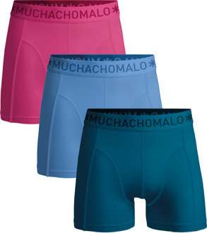 Heren 3-pack Boxershorts Effen