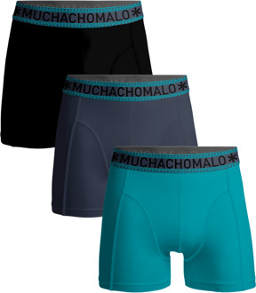 Heren 3-pack Boxershorts Effen