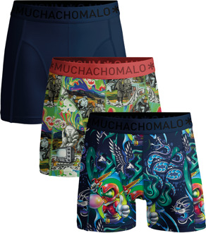 Heren 3-pack Boxershorts New School