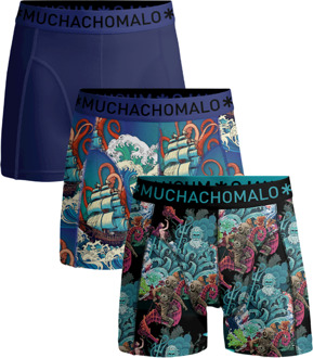 Heren 3-pack Boxershorts Water Elements